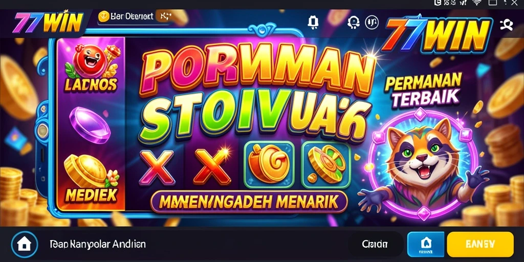Tampilan seru dari gameplay Slot 77WIN yang memikat.