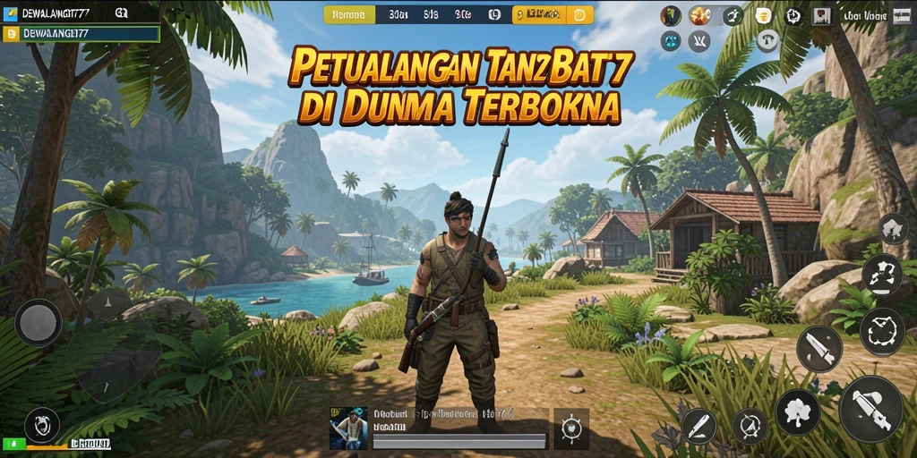Screenshot gameplay DEWALANGIT77 menampilkan petualangan seru di dunia terbuka.