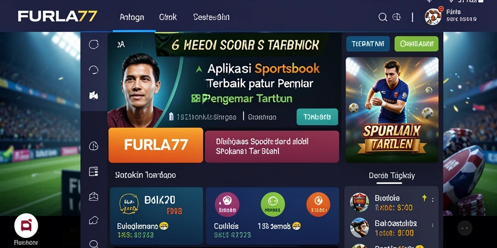 Tampilan utama FURLA77 dengan pilihan taruhan yang beragam.