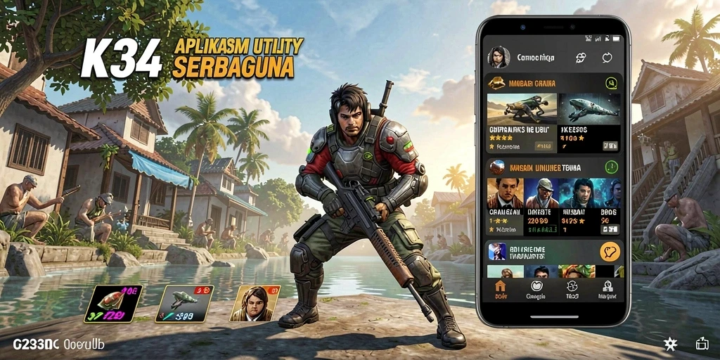 Screenshot aplikasi K234 menampilkan antarmuka yang intuitif dan fitur unggulan.