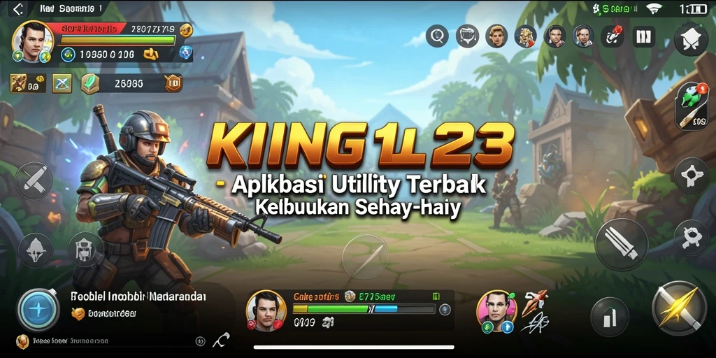 Tampilan antarmuka KING123 yang intuitif dan user-friendly.