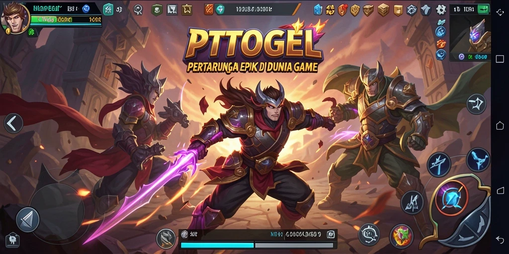 Menampilkan aksi pertarungan menegangkan di PTTOGEL.