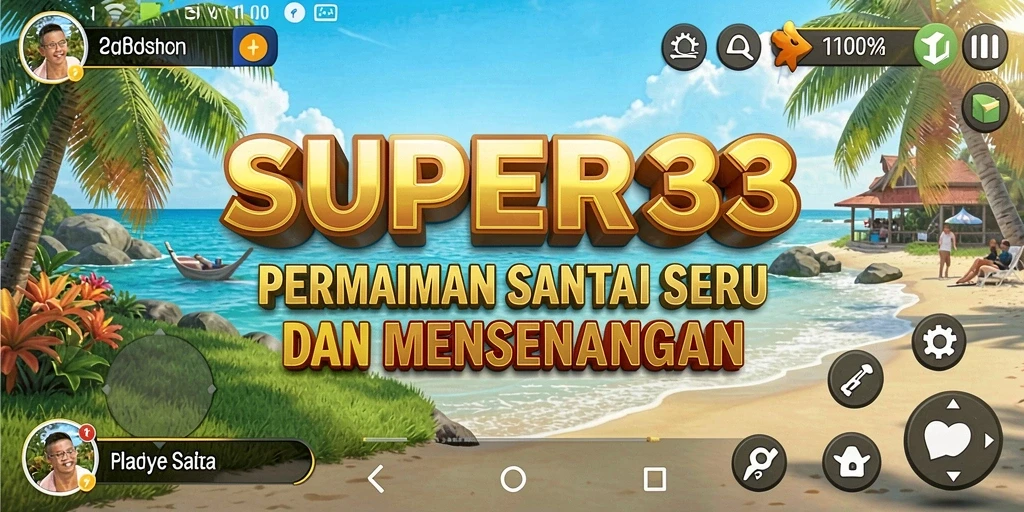 Tampilan menarik dari gameplay seru di SUPER33.